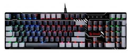 Клавиатура A4Tech Bloody B808N механическая черныйсерый USB for gamer LED фотография 4