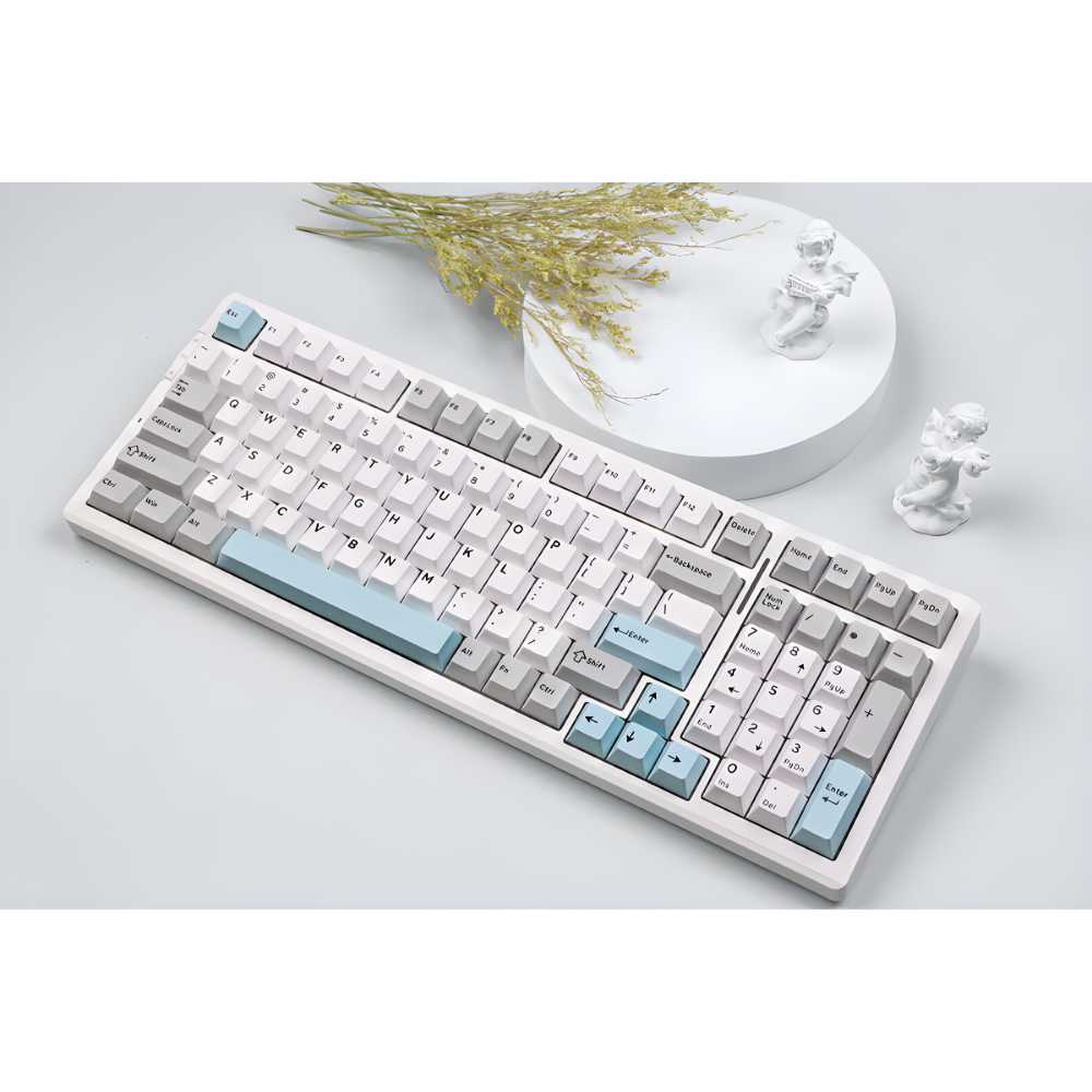 Клавиатура беспроводная MCHOSE G98 Pro Flame Orange Switch RGB фотография 4
