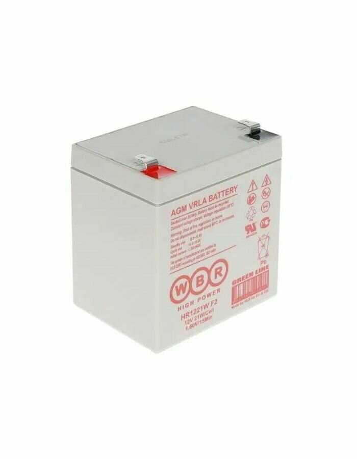 Аккумуляторная батарея WBR HR1221W F2 12В фотография 2