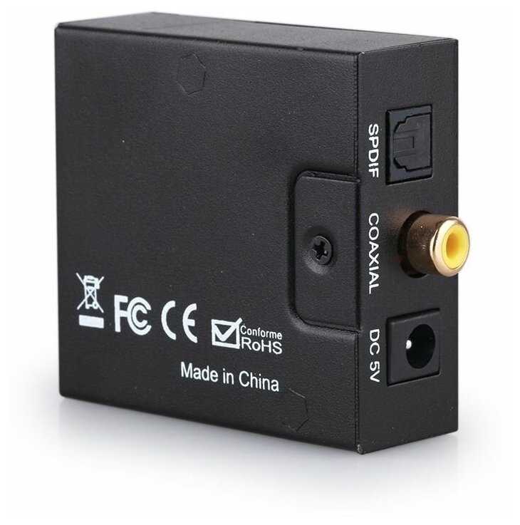 Конвертер ЦАП PALMEXX AY57A Digital to Analog Audio Converter (Toslink+Coaxial to L/R+3.5mm) фотография 8