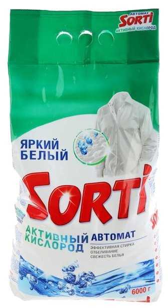Стиральный порошок Sorti Активный кислород (автомат) фотография 4