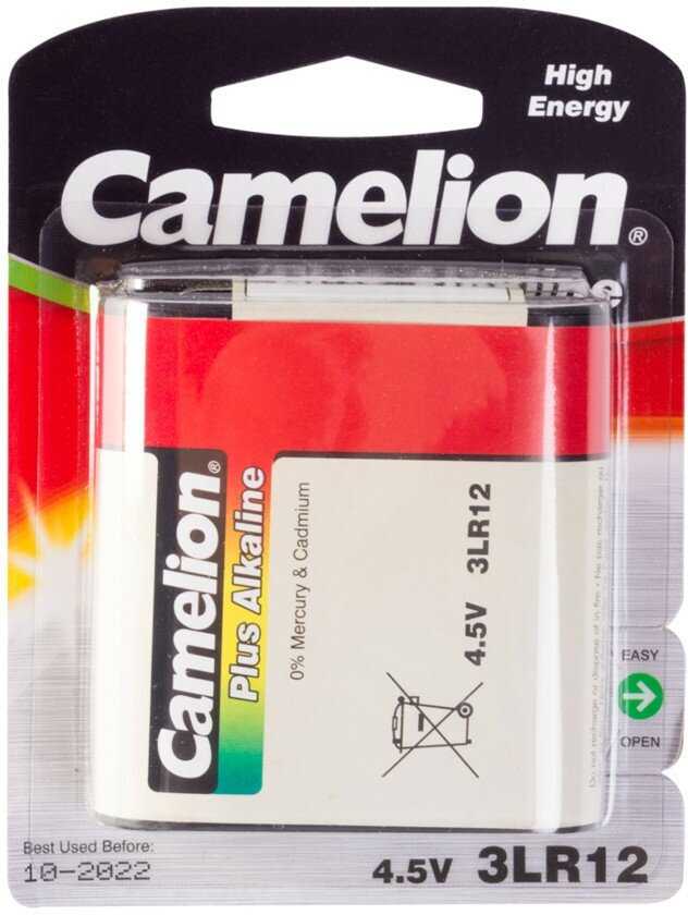 Элемент питания Camelion 3LR12 Plus Alkaline BL-1 (3LR12-BP1) фотография 5