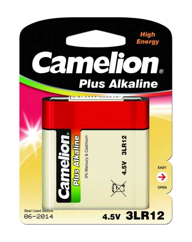 Элемент питания Camelion 3LR12 Plus Alkaline BL-1 (3LR12-BP1) фотография 6