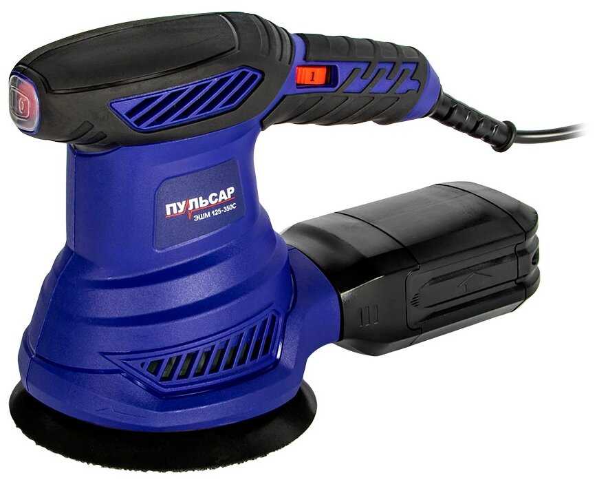 Эксцентриковая шлифмашина Пульсар ЭШМ 125-350C, 793-749, 350 Вт фотография 1