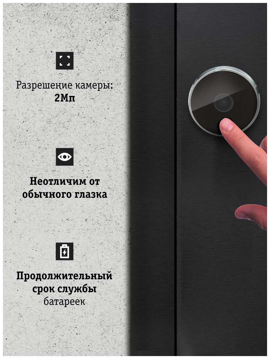 Видеоглазок (комплект) PS-Link 518 фотография 2