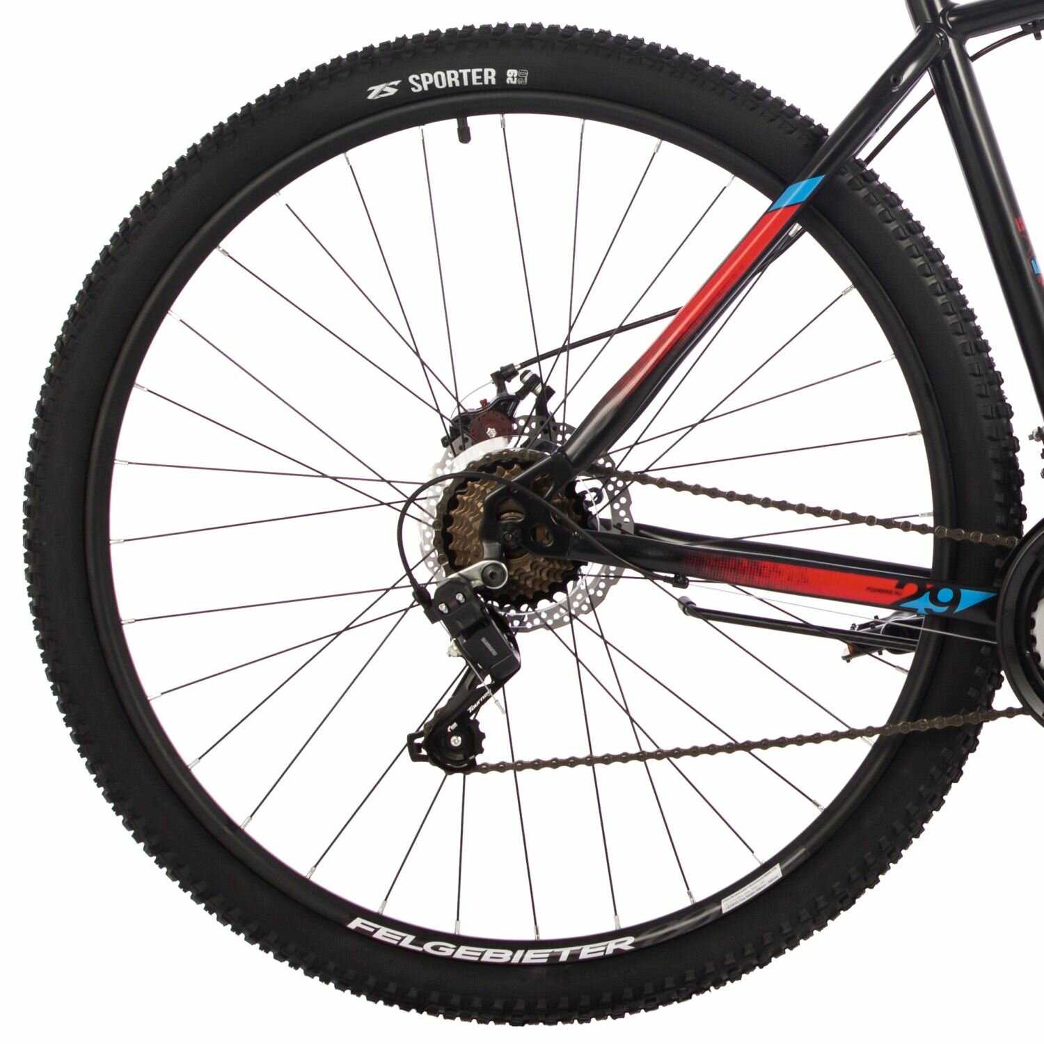 Подростковый горный (MTB) велосипед Foxx Caiman 24 (24SHD. CAIMAN.12RD4) фотография 10