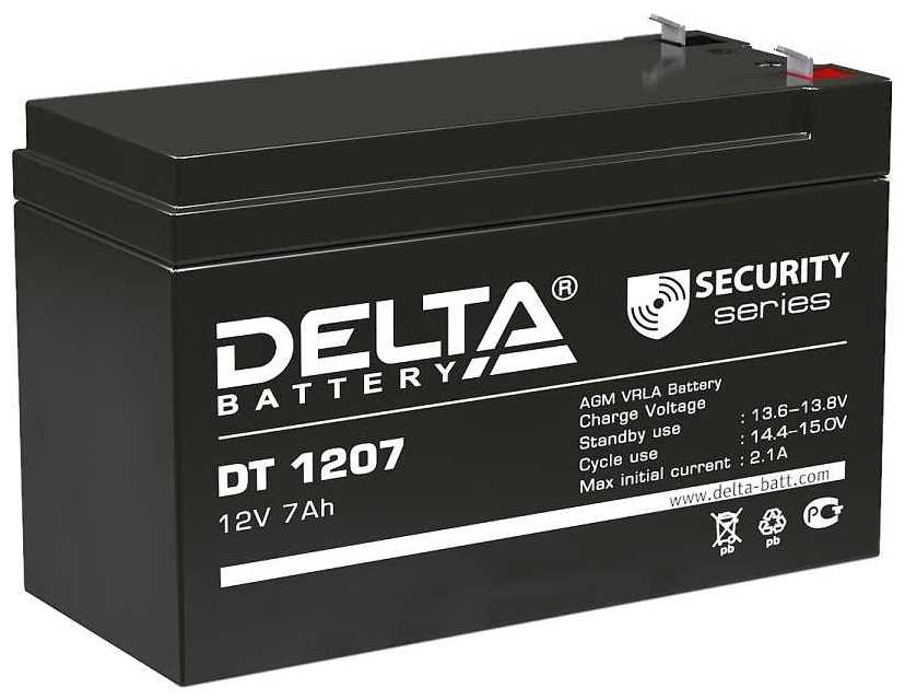 Аккумуляторная батарея DELTA Battery DT 1207 (12В)