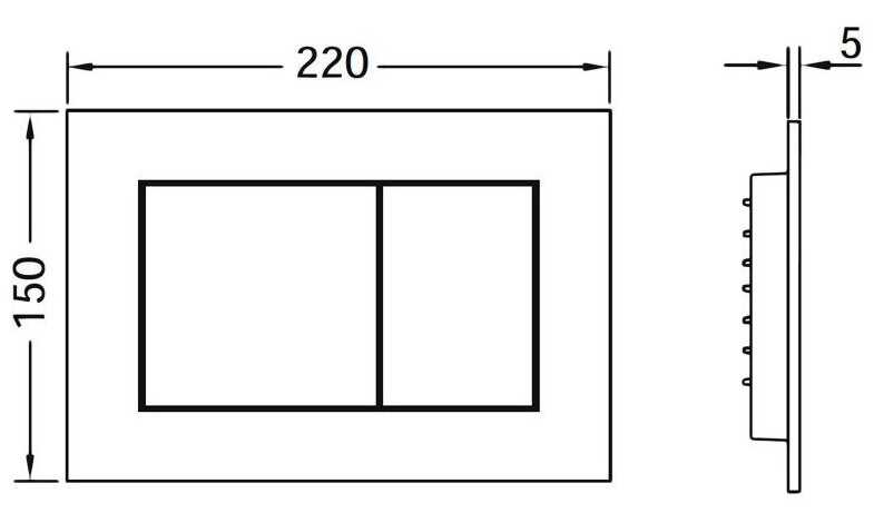 Кнопка смыва TECE 9240400 фотография 1