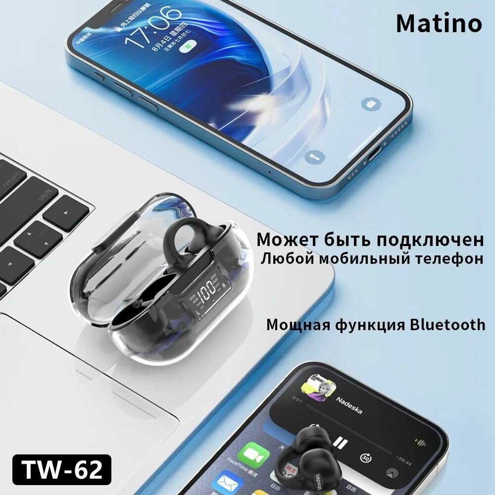 Наушники спортивные Беспроводные наушники клипсы (Bluetooth 5.3) фотография 6