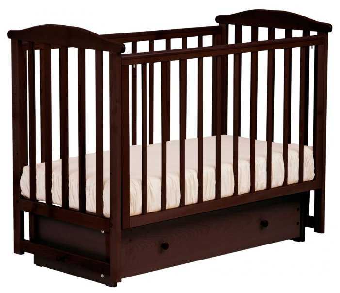 Кроватка ЛЕЛЬ (Кубаньлесстрой) Лютик АБ 15.2, классическая, поперечный маятник фотография 4