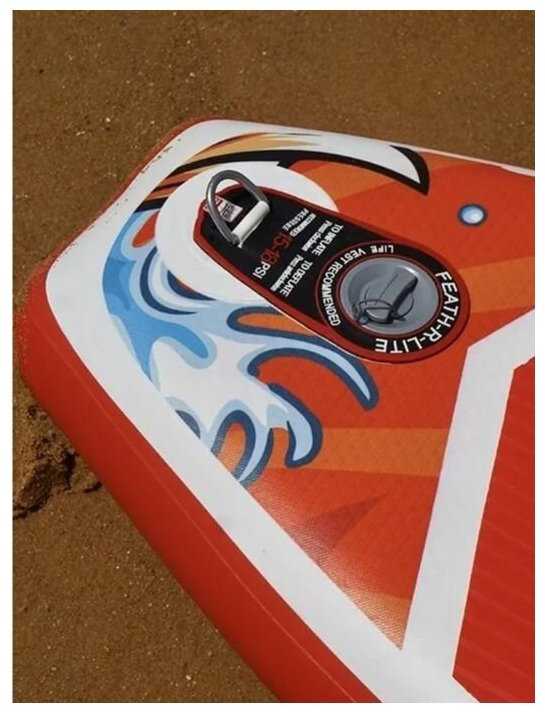 Сап борд полный комплект 350х84х15 / Sup board KOI 11.6 надувной для серфинга с веслом фотография 8