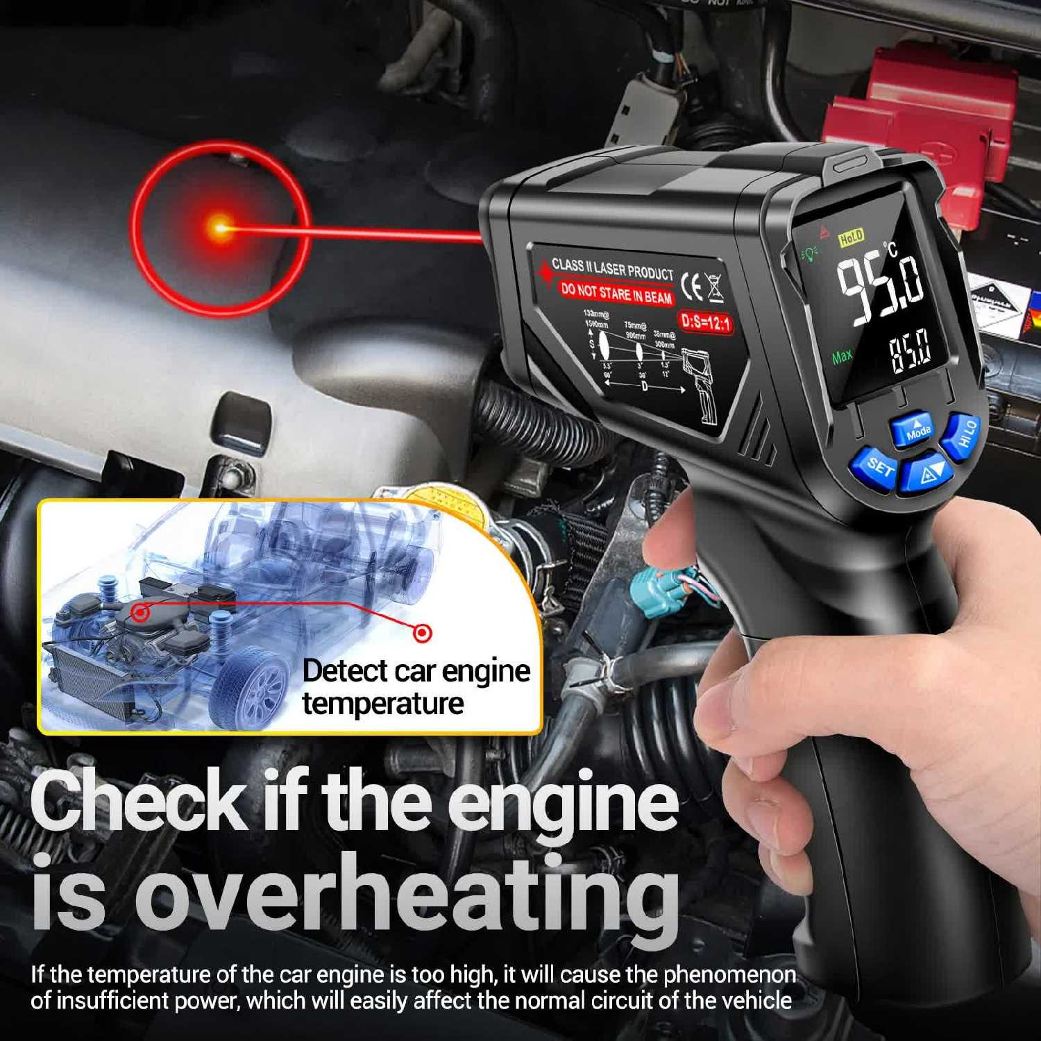 Инфракрасный пирометр Aneng TH06 фотография 12