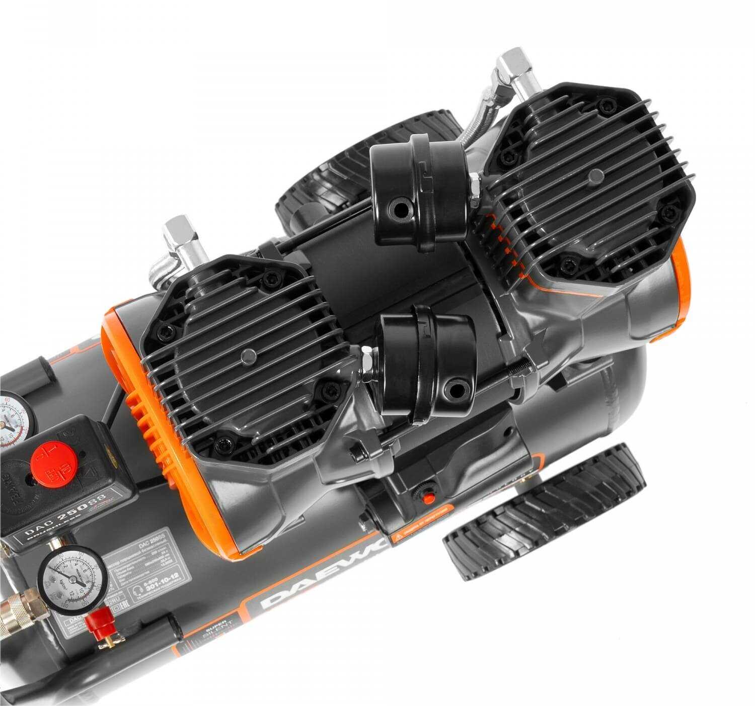 Компрессор воздушный поршневой DAEWOO DAC 250SS (1.7кВт, 250л/мин) фотография 1