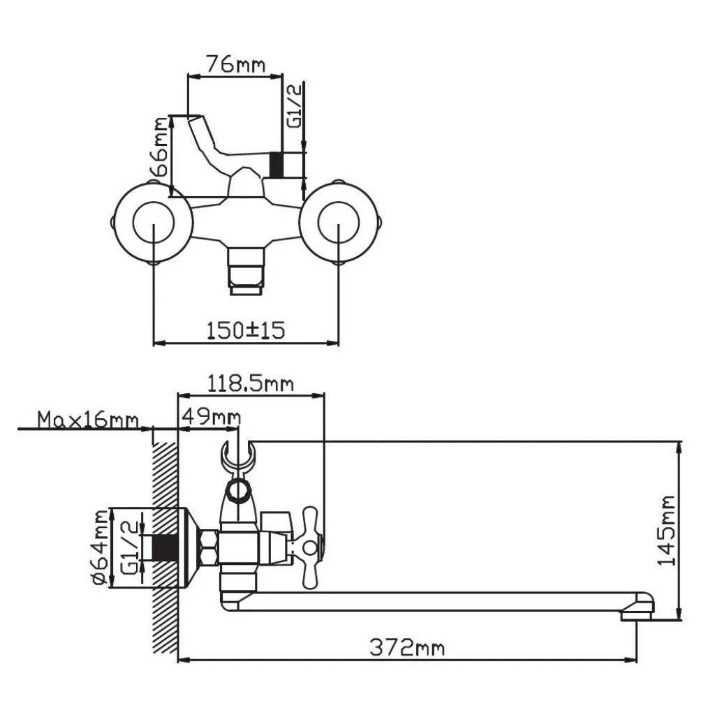 Смеситель Potato P23301N фотография 2