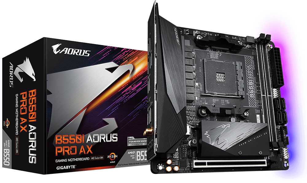 Материнская плата GIGABYTE B550I AORUS PRO AX (rev. 1.x) фотография 2