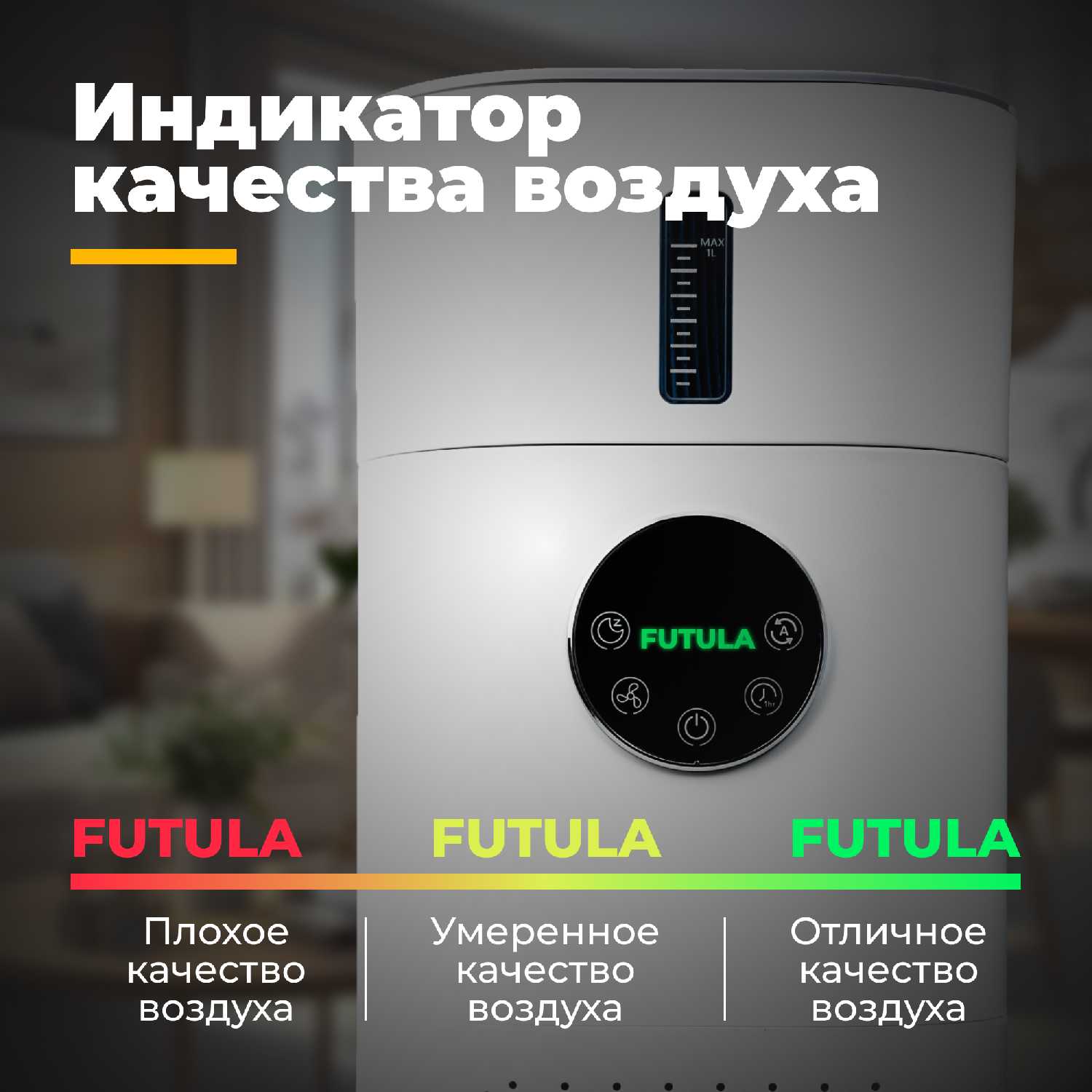 Очиститель/увлажнитель воздуха Futula H4S фотография 4
