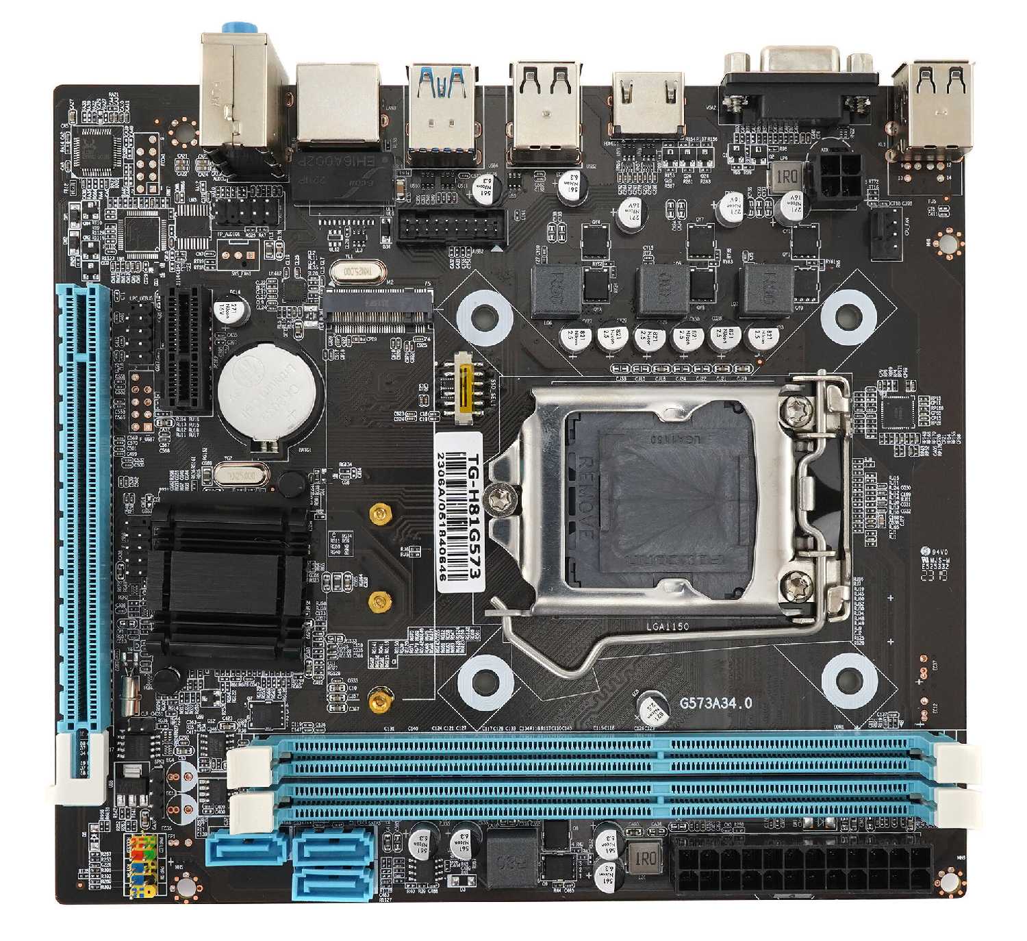 Материнская плата Azerty MB-H81-D (LGA1150, Mini-DTX) фотография 2