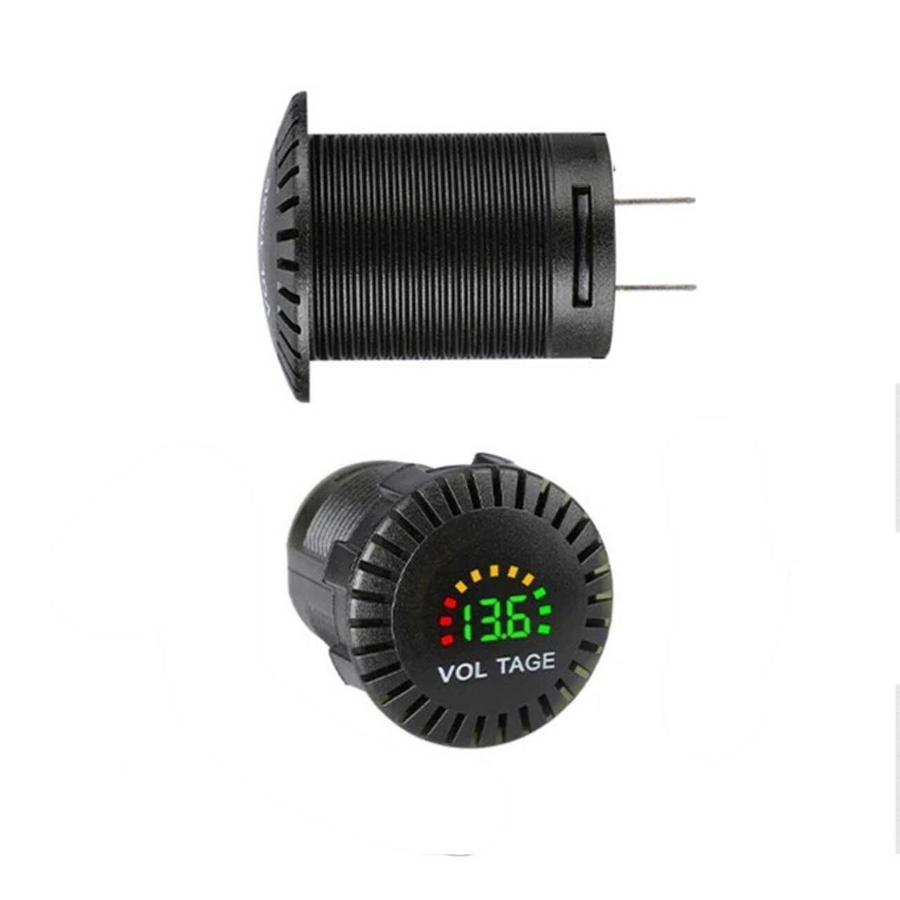 Врезной автомобильный вольтметр фотография 5