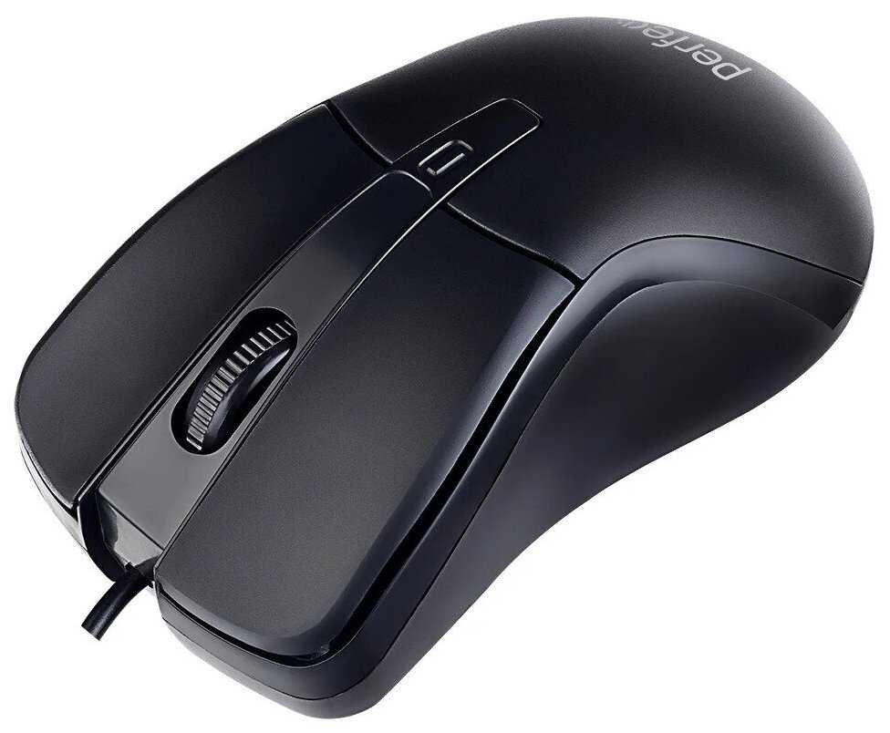 Мышь Perfeo One, проводная, оптическая, 1000 dpi, USB, черная