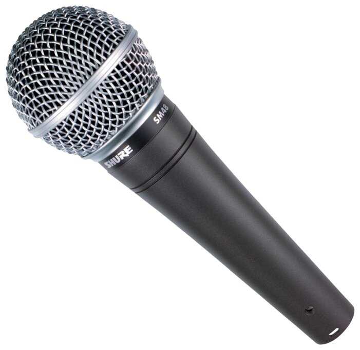 Микрофон проводной Shure SM48-LC, разъем: XLR 3 pin (M)
