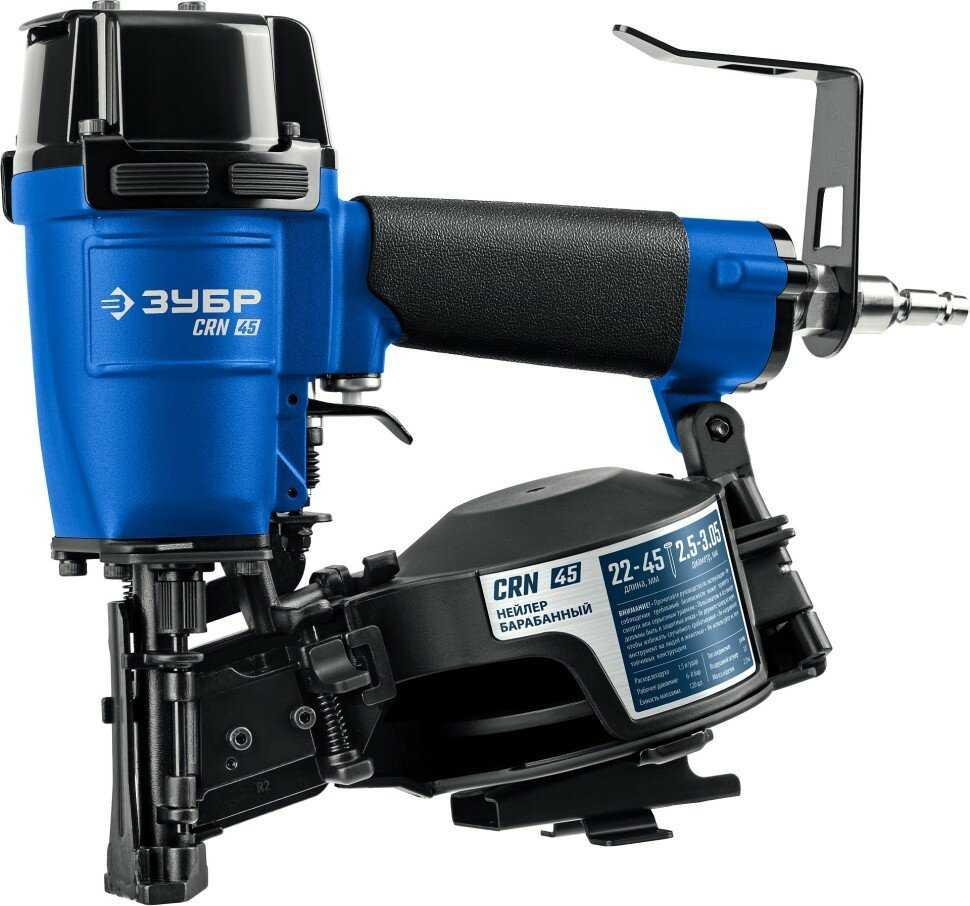 ЗУБР CRN-45, пневматический кровельный нейлер для барабанных гвоздей (31920) фотография 17