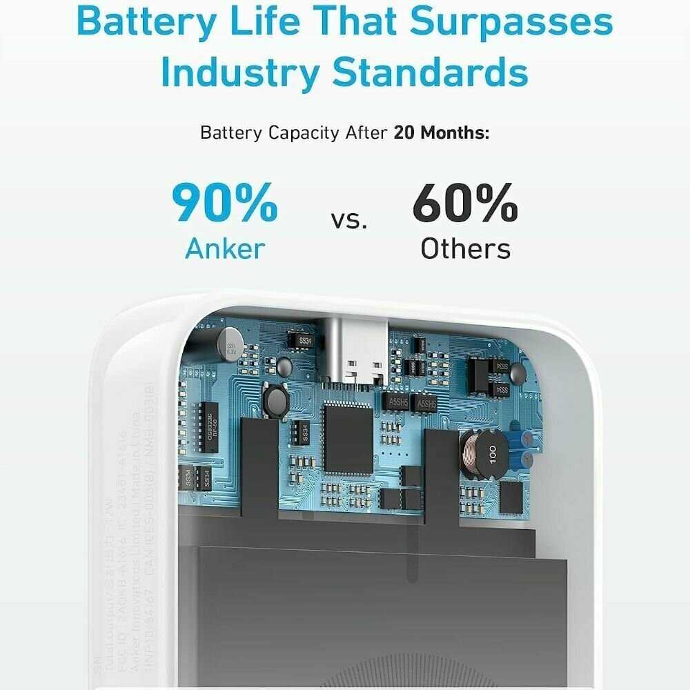 Внешний аккумулятор Anker 321 MagGo (5000мАч) фотография 4