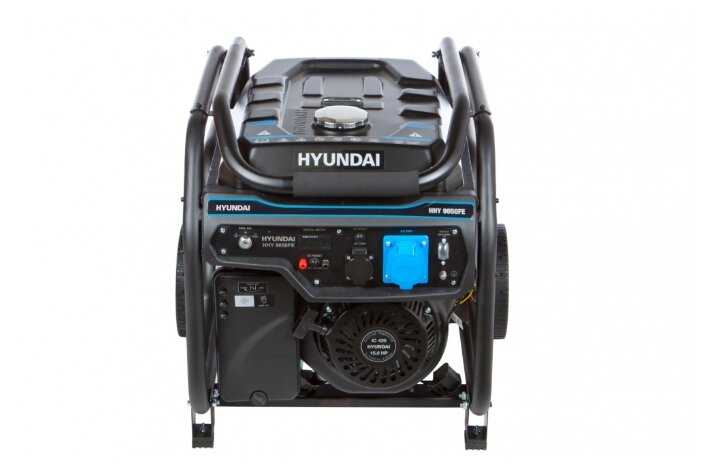 Бензиновый генератор Hyundai HHY 9050FE, (6500 Вт) фотография 2