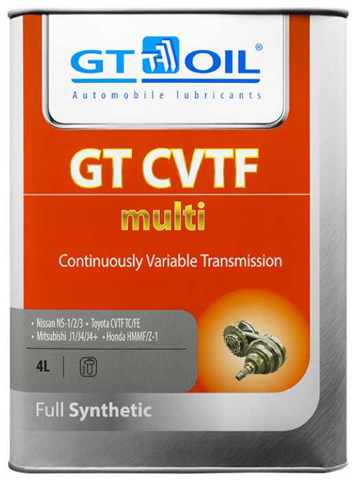 Масло трансмиссионное GT OIL CVTF Multi
