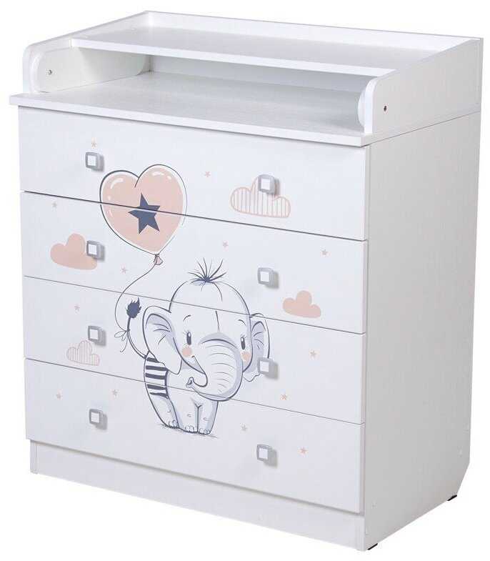 Пеленальный комод Фея Слоник (1580) фотография 1