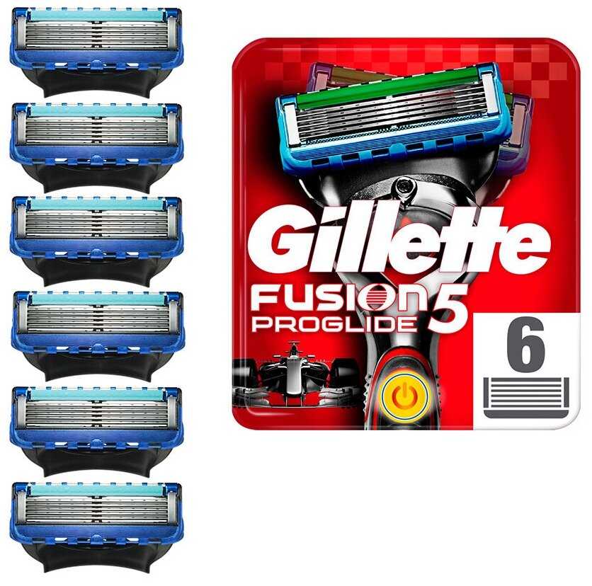 Сменные кассеты Gillette Fusion5 ProGlide Power фотография 5