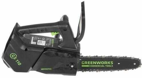 Пила аккумуляторная Greenworks GD40TCS шаг цепи 3/8