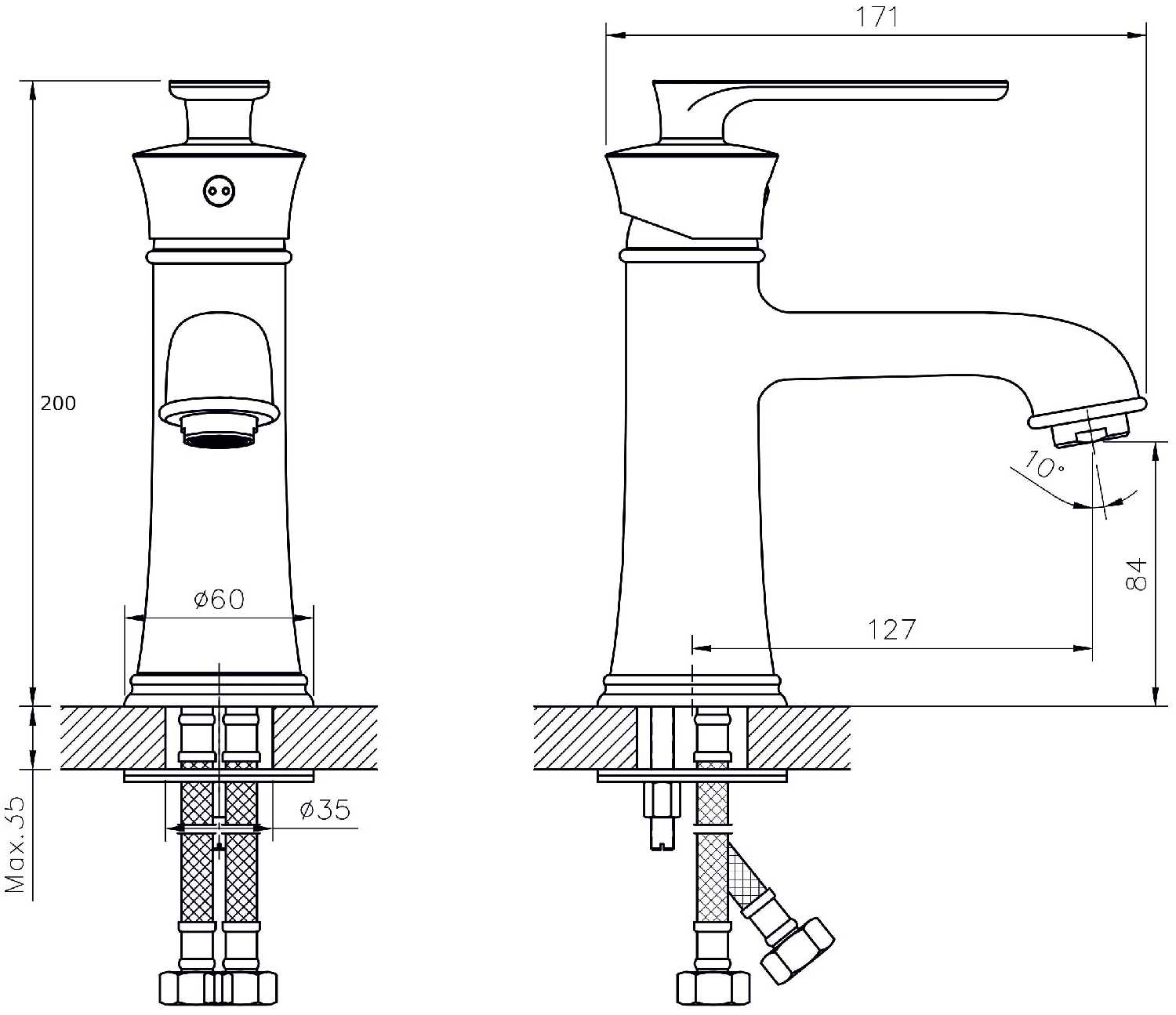 Смеситель Rush FLG0835-1 фотография 6
