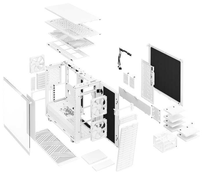 Компьютерный корпус Fractal Design Define 7 Clear TG фотография 28