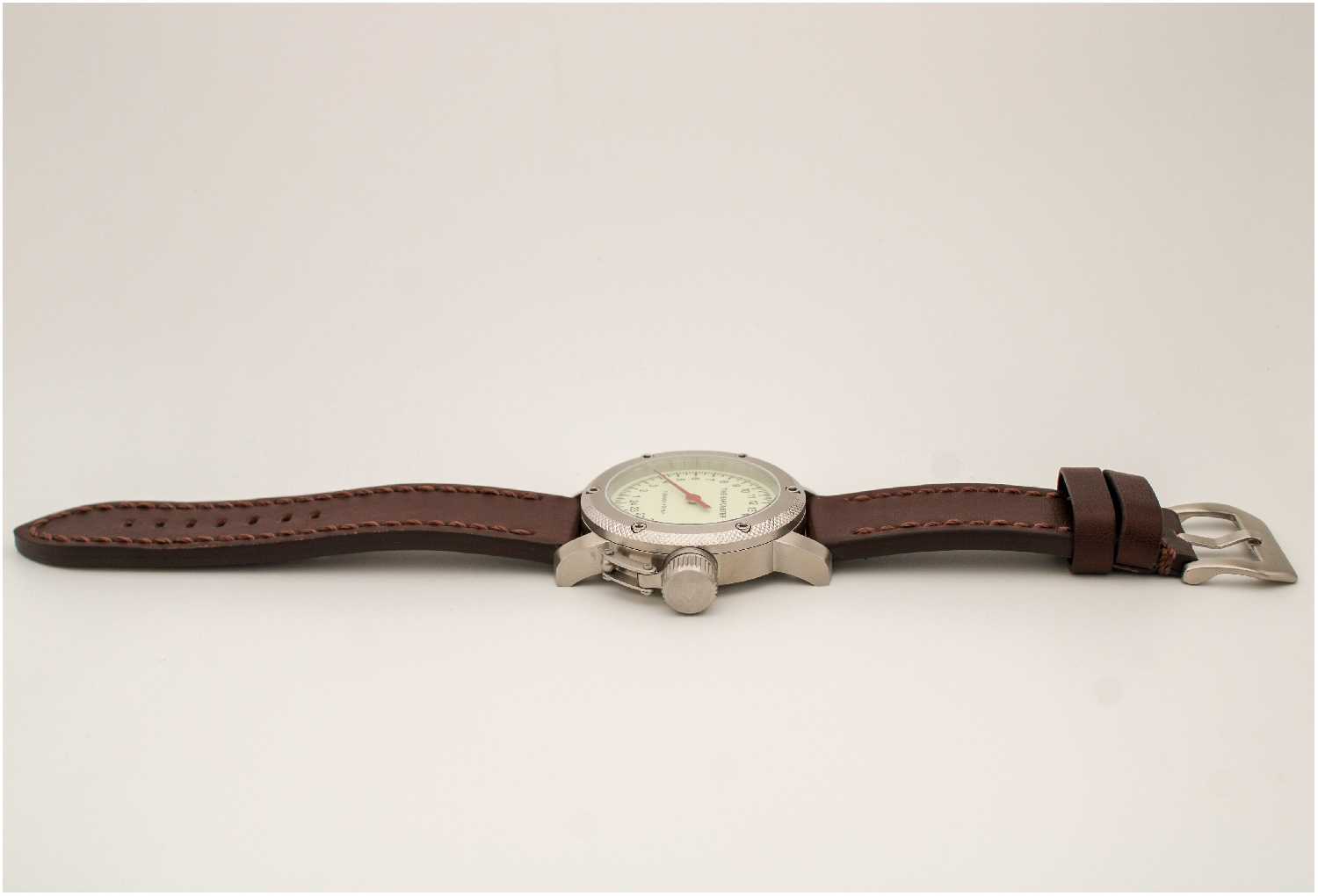 Часы Time Barometer однострелочные механические с автоподзаводом (сапфировое стекло) 1600.02 фотография 13