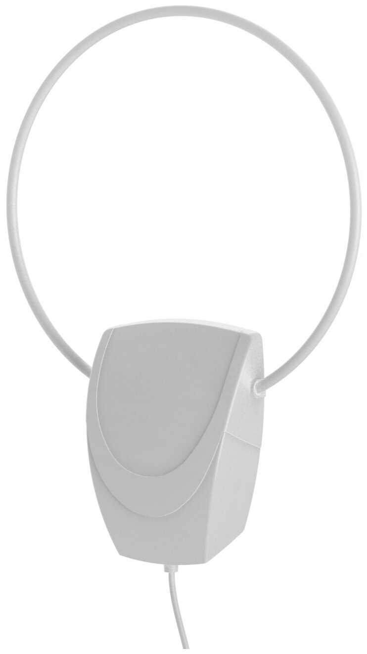 Комнатная активная ТВ антенна РЭМО Иргиз BAS-5152 USB, кабель 3 м, белая фотография 1