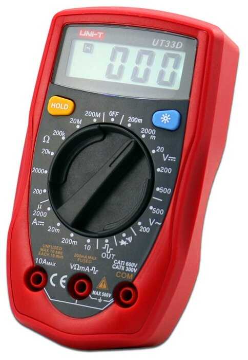 Цифровой UNI-T UT33D фотография 1