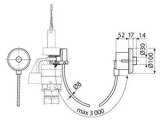 Кнопка смыва Alcadrain MPO10 фотография 1