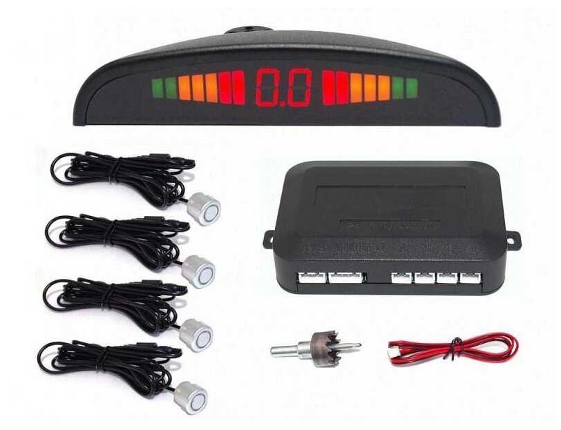 Система контроля слепых зон, комбинированные парктроники, монитор XPX F255 фотография 1