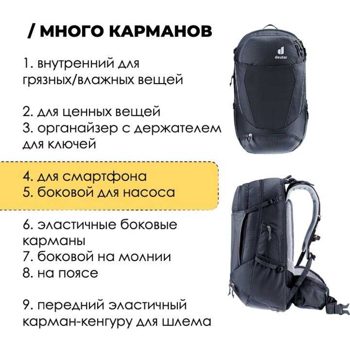 Велорюкзак Deuter Trans Alpine 30 фотография 4
