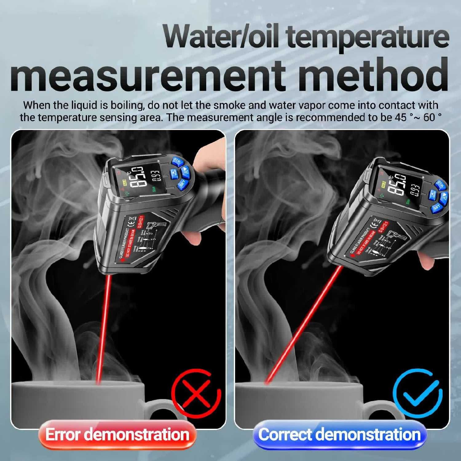 Инфракрасный пирометр Aneng TH06 фотография 9