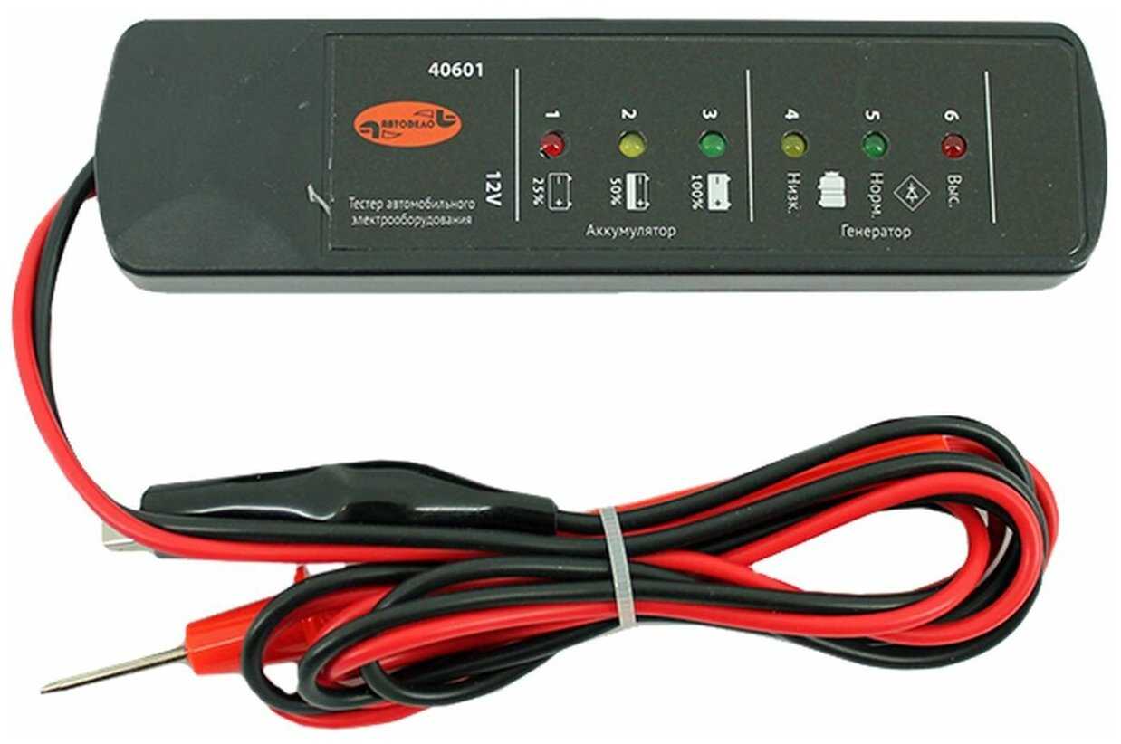 Тестер батарей цифровой АвтоDело Тестер батарей цифровой (40601) фотография 3