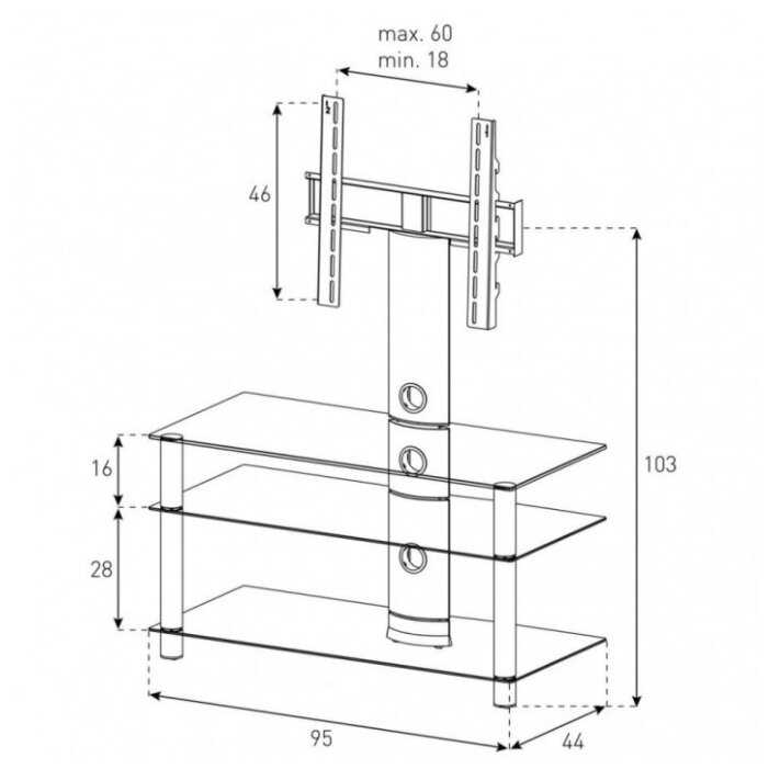 Стойка Sonorous NEO 953 фотография 3