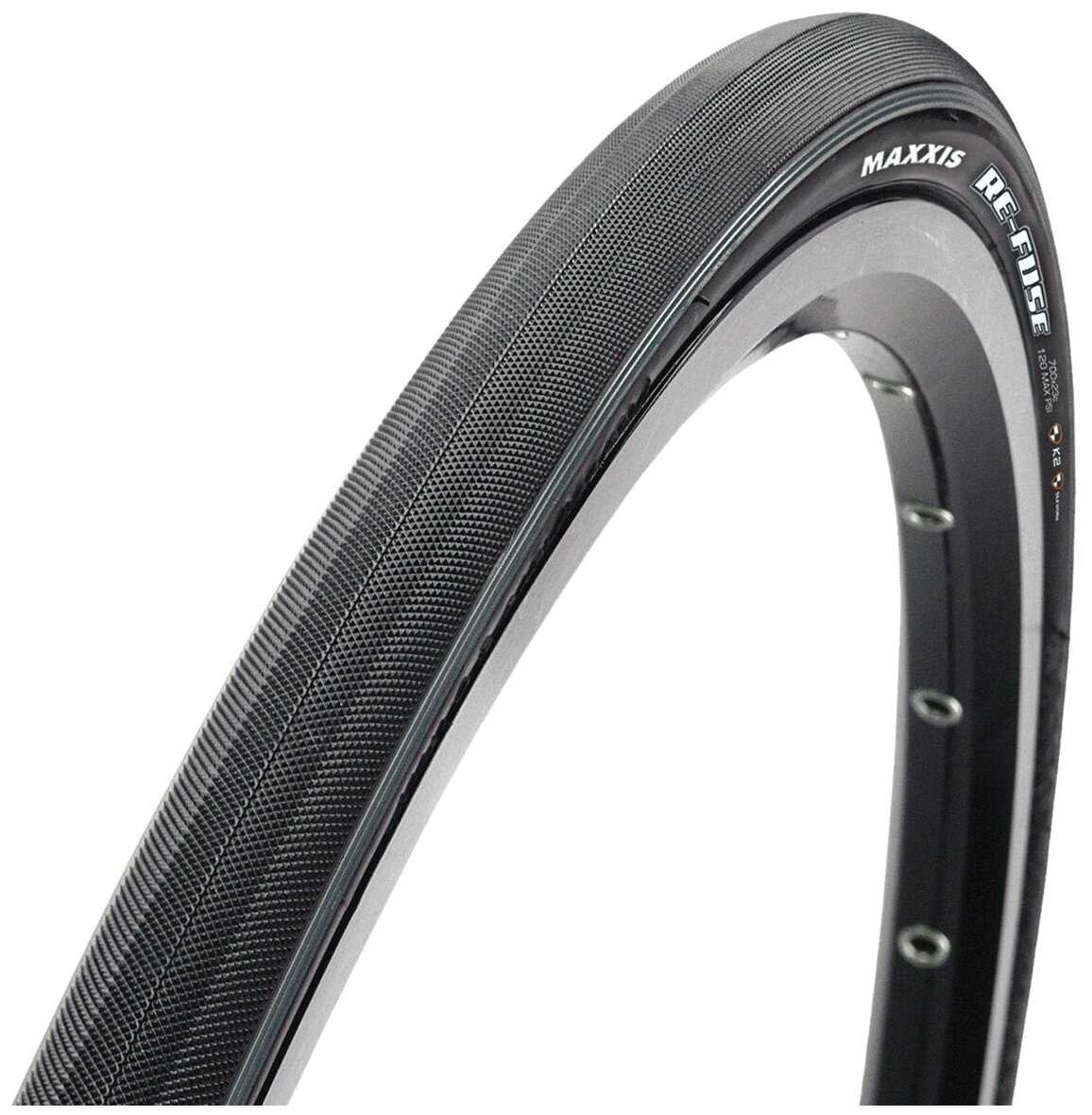 Покрышка MAXXIS RE-FUSE 700X28C M200 F TT DK60 BK 5502 K2+1PCO 2L