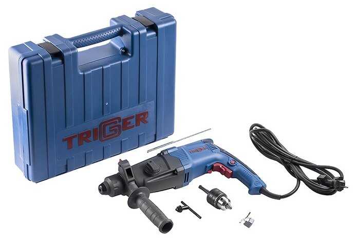 Триггер 20028 Перфоратор 30мм 900Вт 3режима 3,2Дж кейс фотография 6