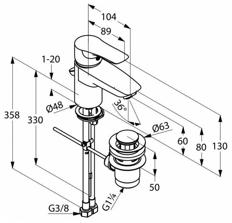 Смеситель Kludi 37385 0565 фотография 4