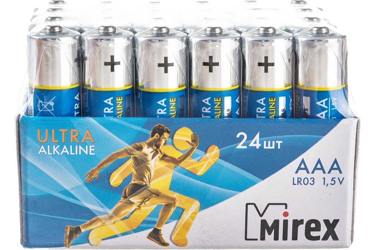 Батарея щелочная Mirex LR03 (24/960) фотография 7
