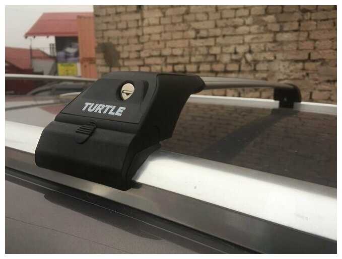 Багажник Turtle Tourmaline V2 для Chery Tiggo 7 (2016-н. в.), серый фотография 1