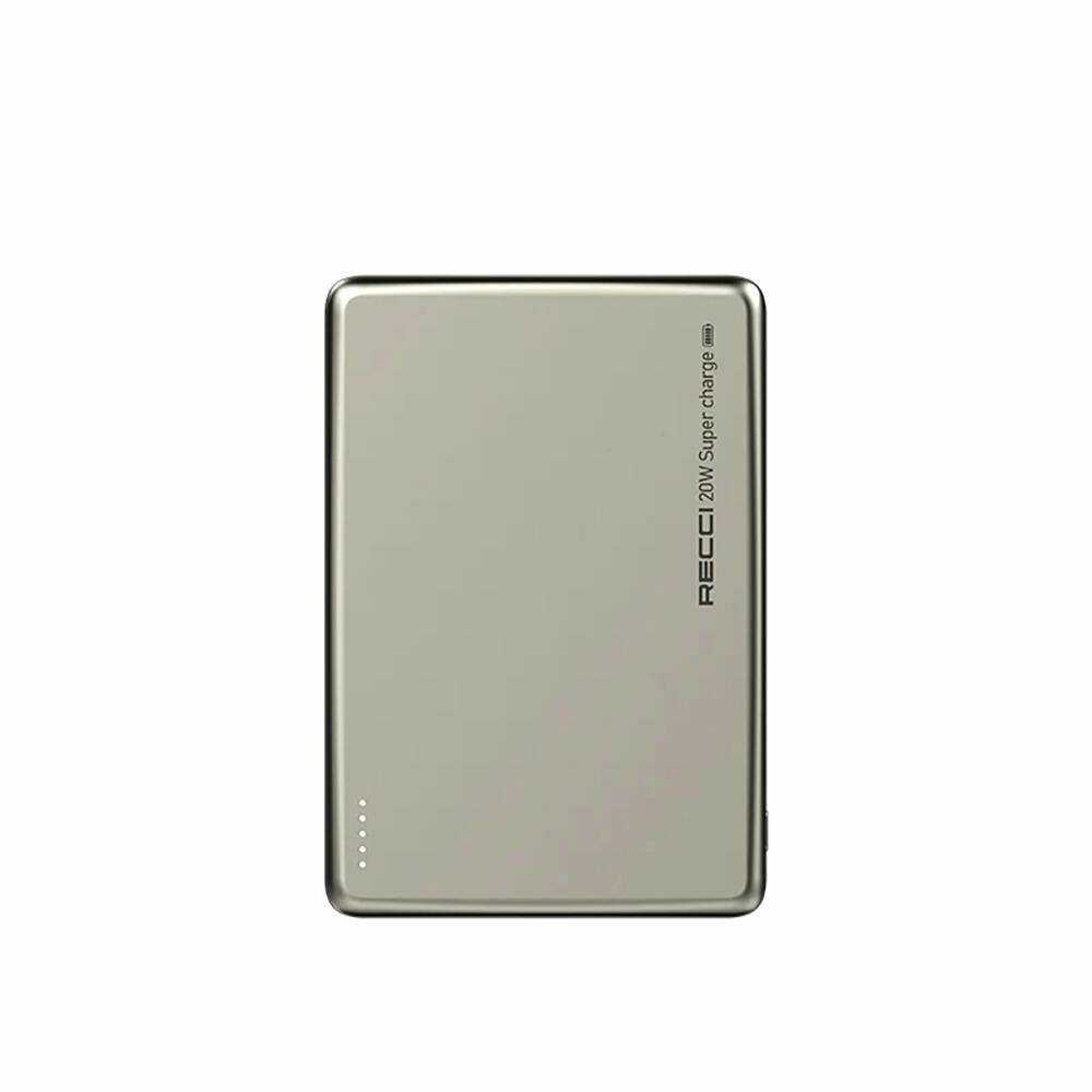Внешний магнитный беспроводной аккумулятор RECCI Armor (4900 mAh) фотография 5