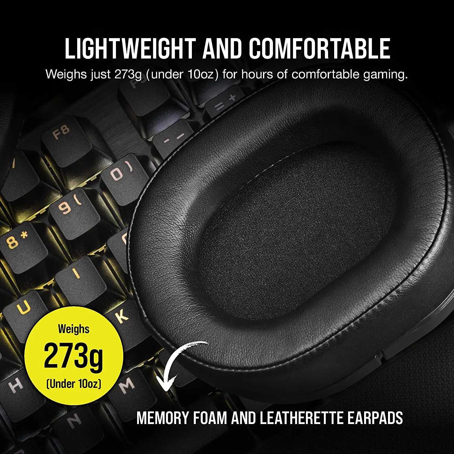 Игровая гарнитура Corsair HS55 Surround фотография 5