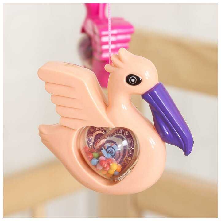 Механический мобиль Крошка Я Пряничный домик. Птички-погремушки 3888824 фотография 3